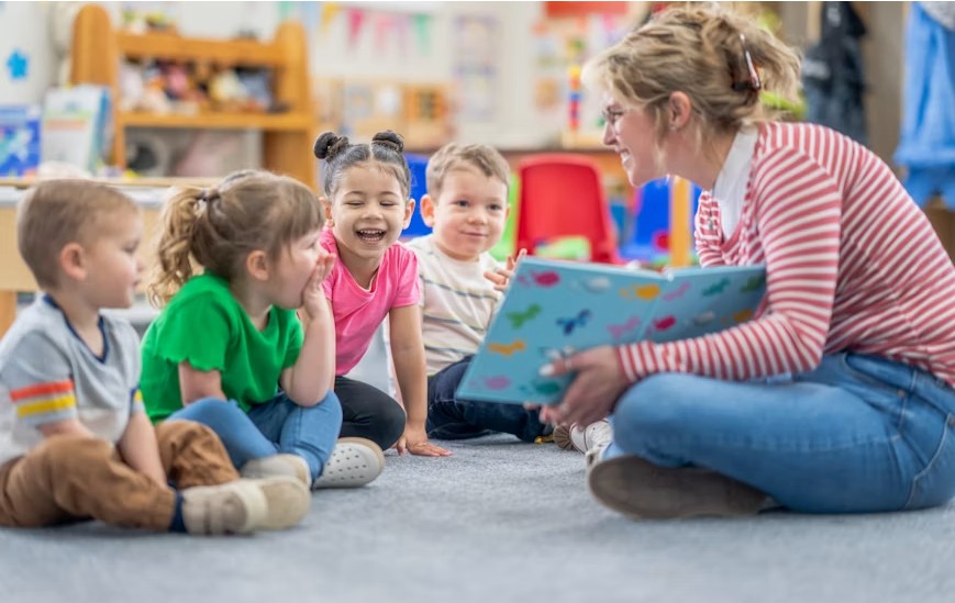 Children learning through play at Blooming Buds